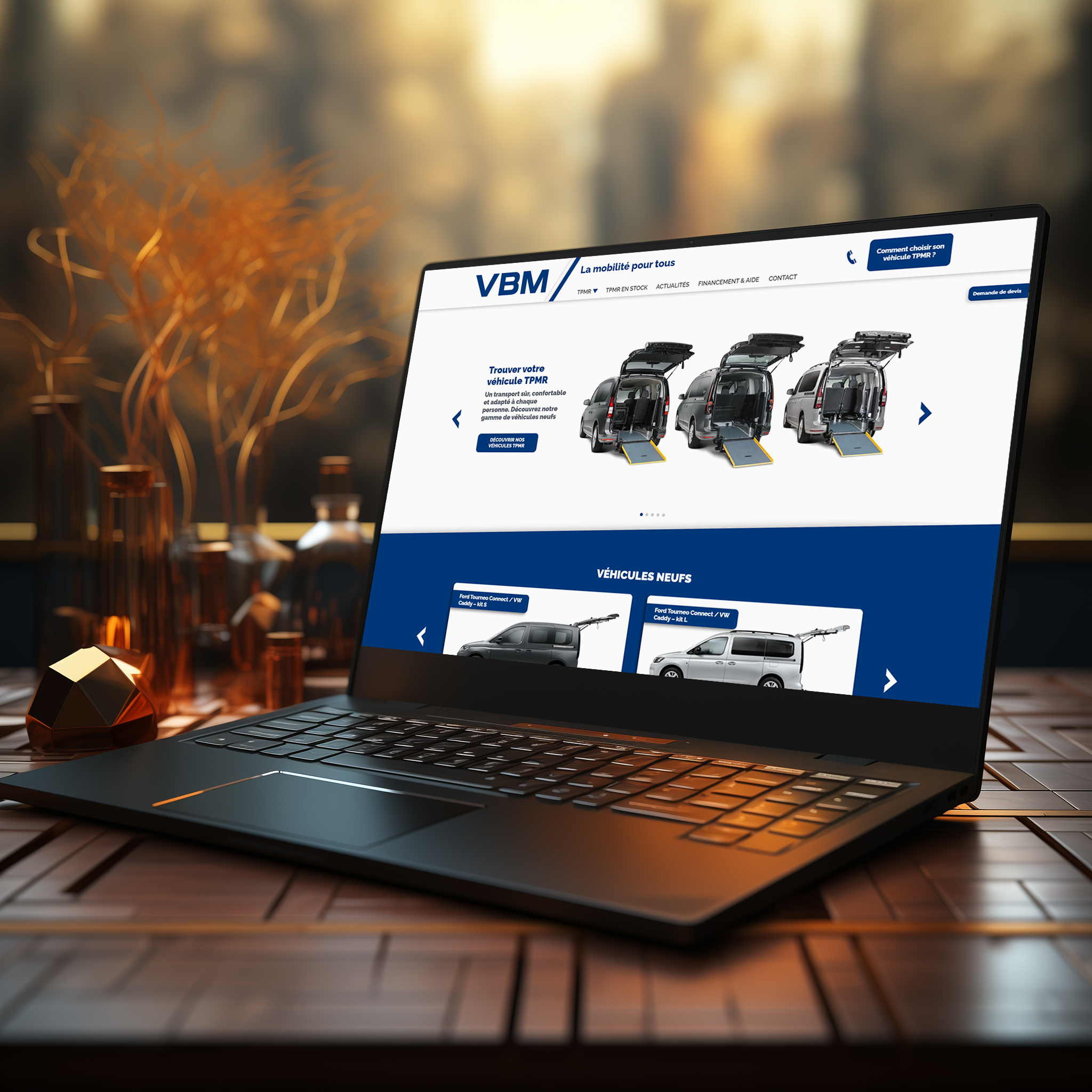 Création du site web VBM