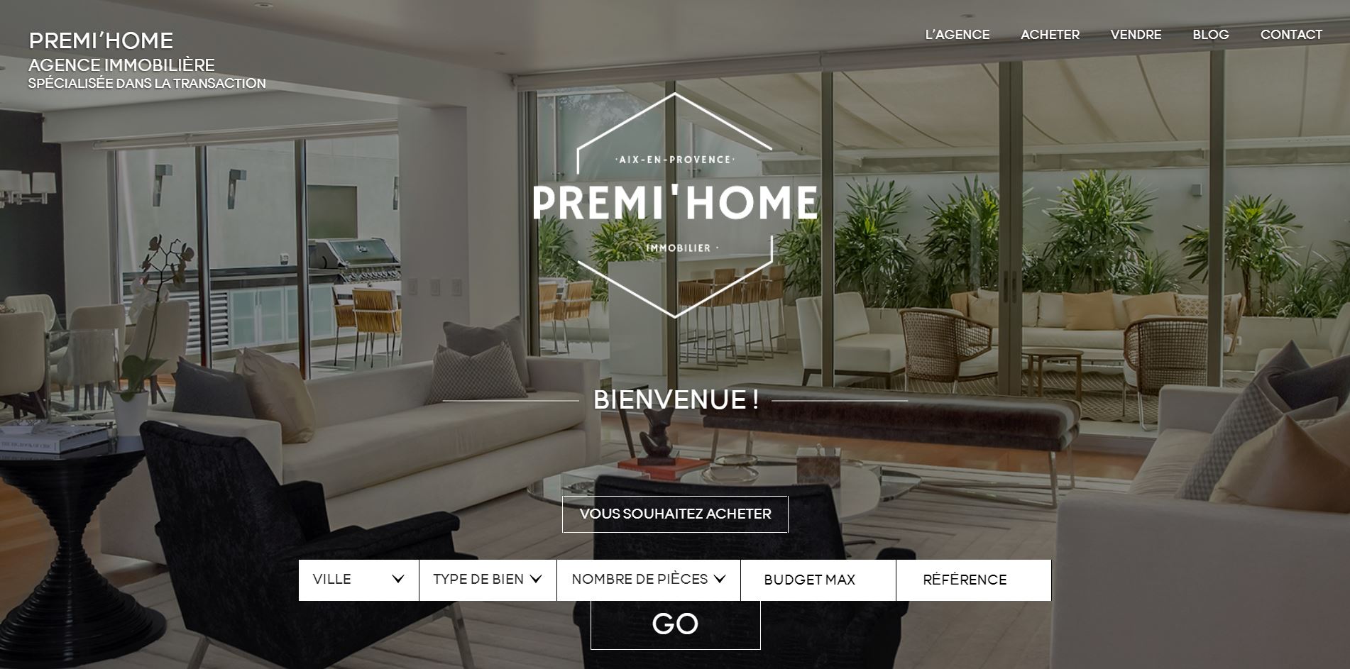 Site internet : Premi'home | Liongency | Agence de communication digitale